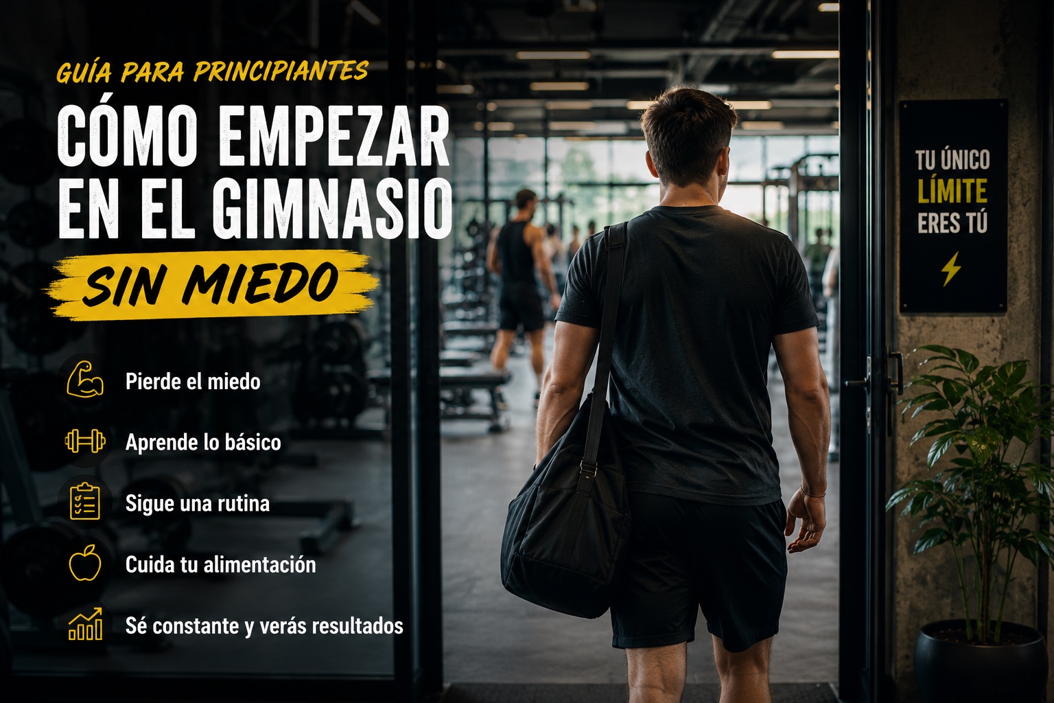 Guía para principiantes: cómo empezar en el gimnasio sin miedo
