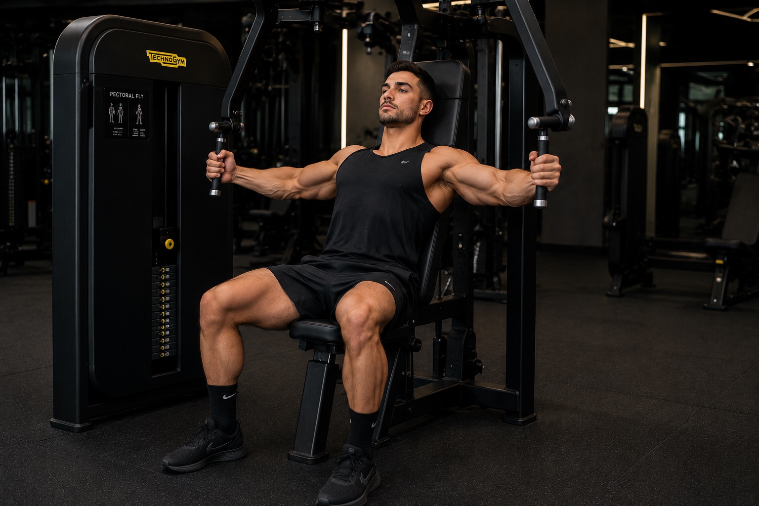 Aperturas en máquina (Technogym)