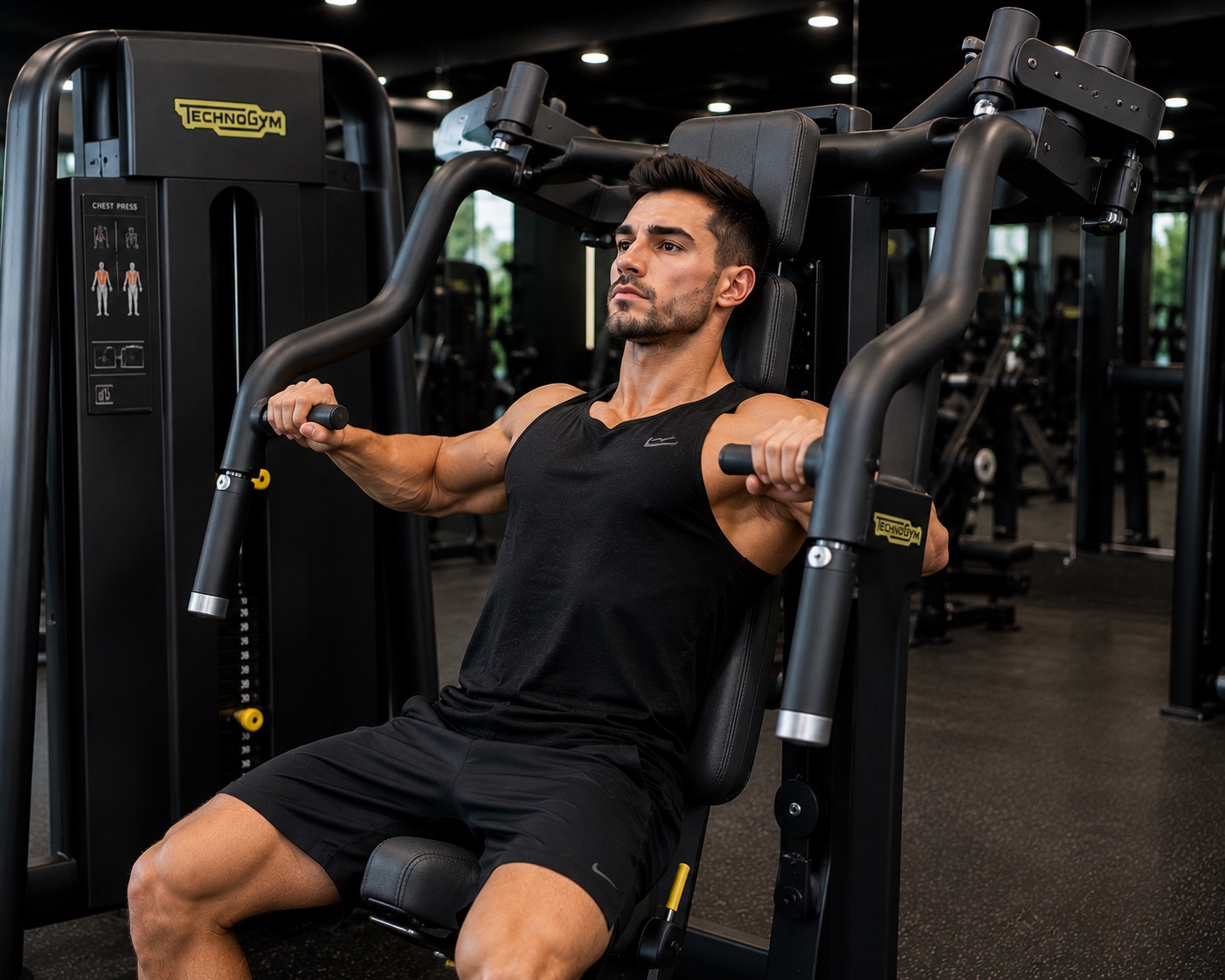 Press de pecho en maquina (Technogym)