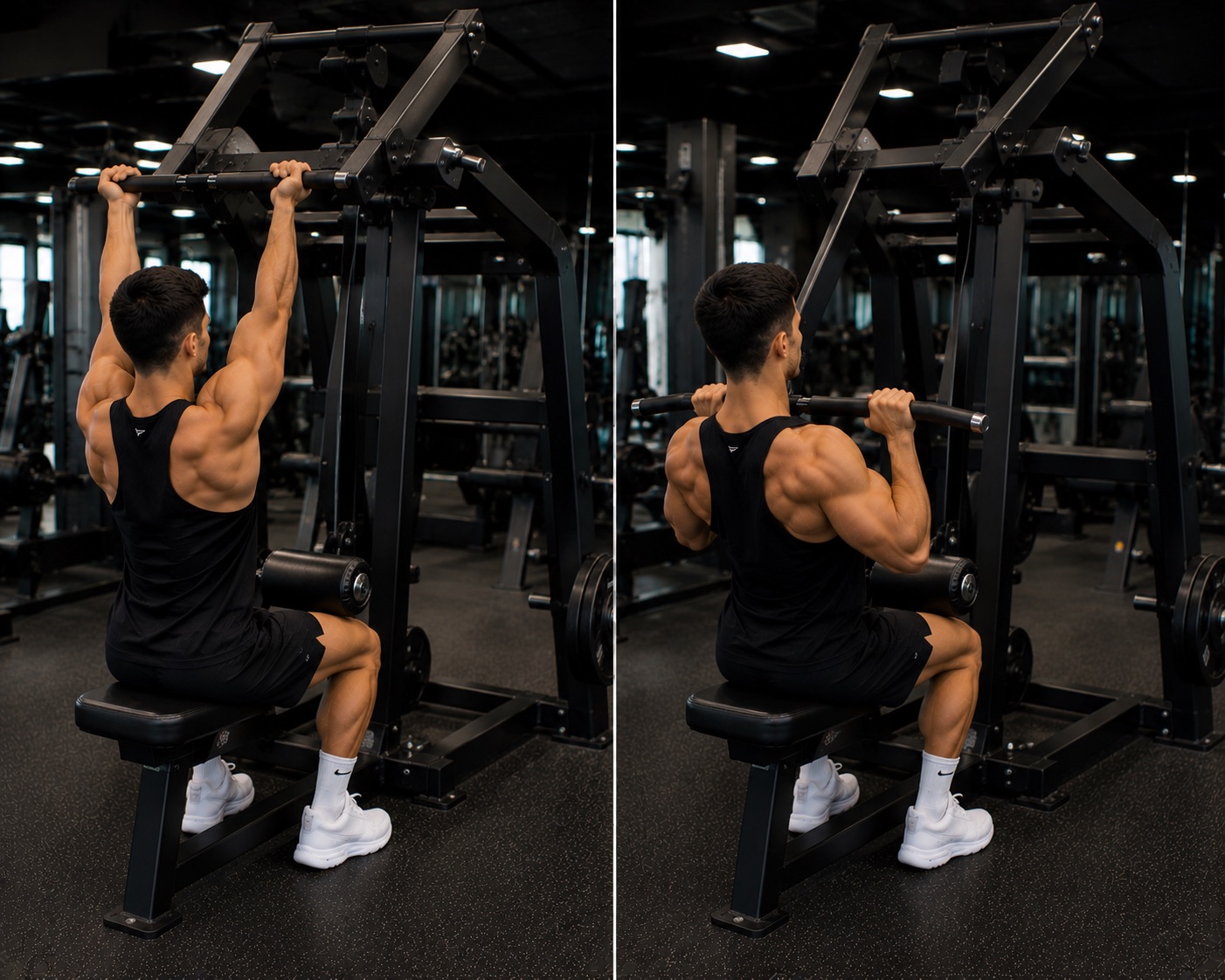 Jalon en maquina (hammer strength)