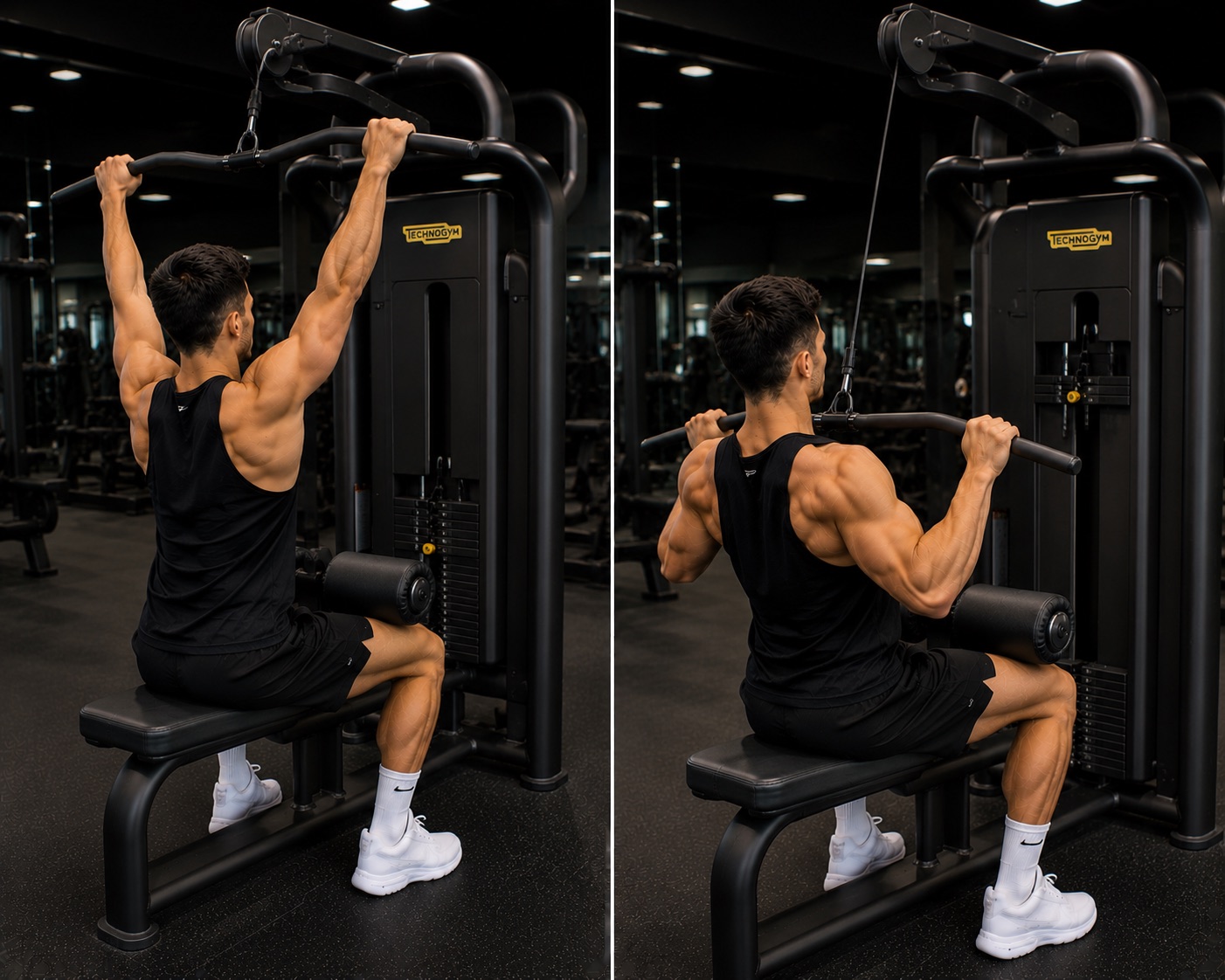 Jalon en maquina (Technogym)